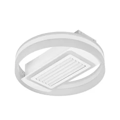OSRAM LED-kattotuuletin GRILL, halkaisija 50 cm, valkoinen, kaukosäädin