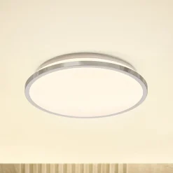 OSRAM LED-kattovalaisin BATHROOM, kromi, Ø 30 cm, IP44, CCT