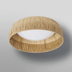 OSRAM LED-kattovalaisin Decor Bamboo Paper, Ø 30 cm, bambu
