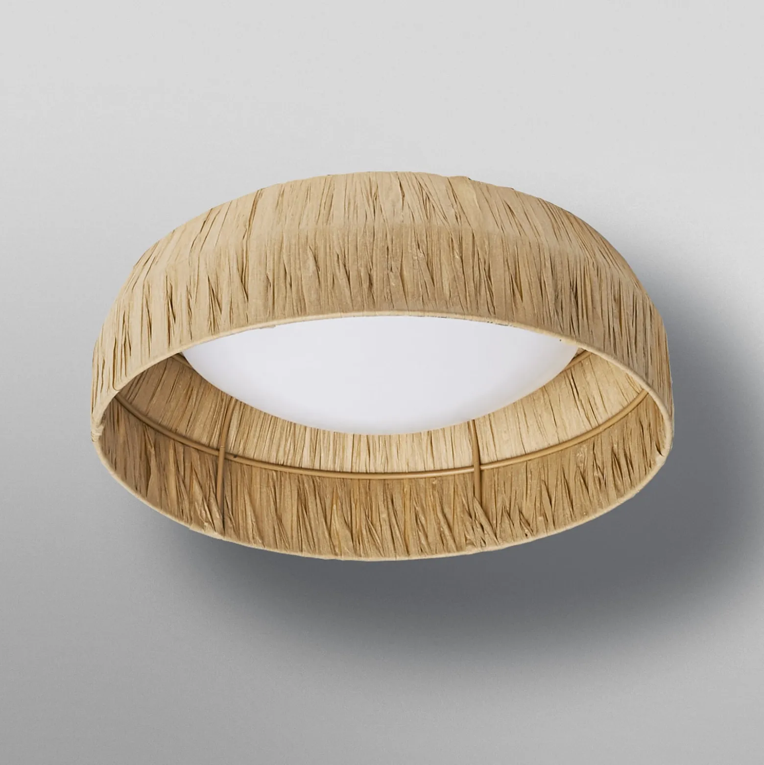 OSRAM LED-kattovalaisin Decor Bamboo Paper, Ø 30 cm, bambu
