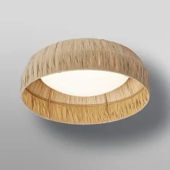 OSRAM LED-kattovalaisin Decor Bamboo Paper, Ø 30 cm, bambu