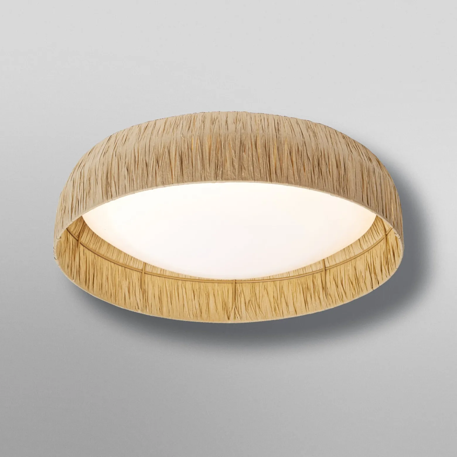 OSRAM LED-kattovalaisin Decor Bamboo Paper, Ø 50 cm, bambu