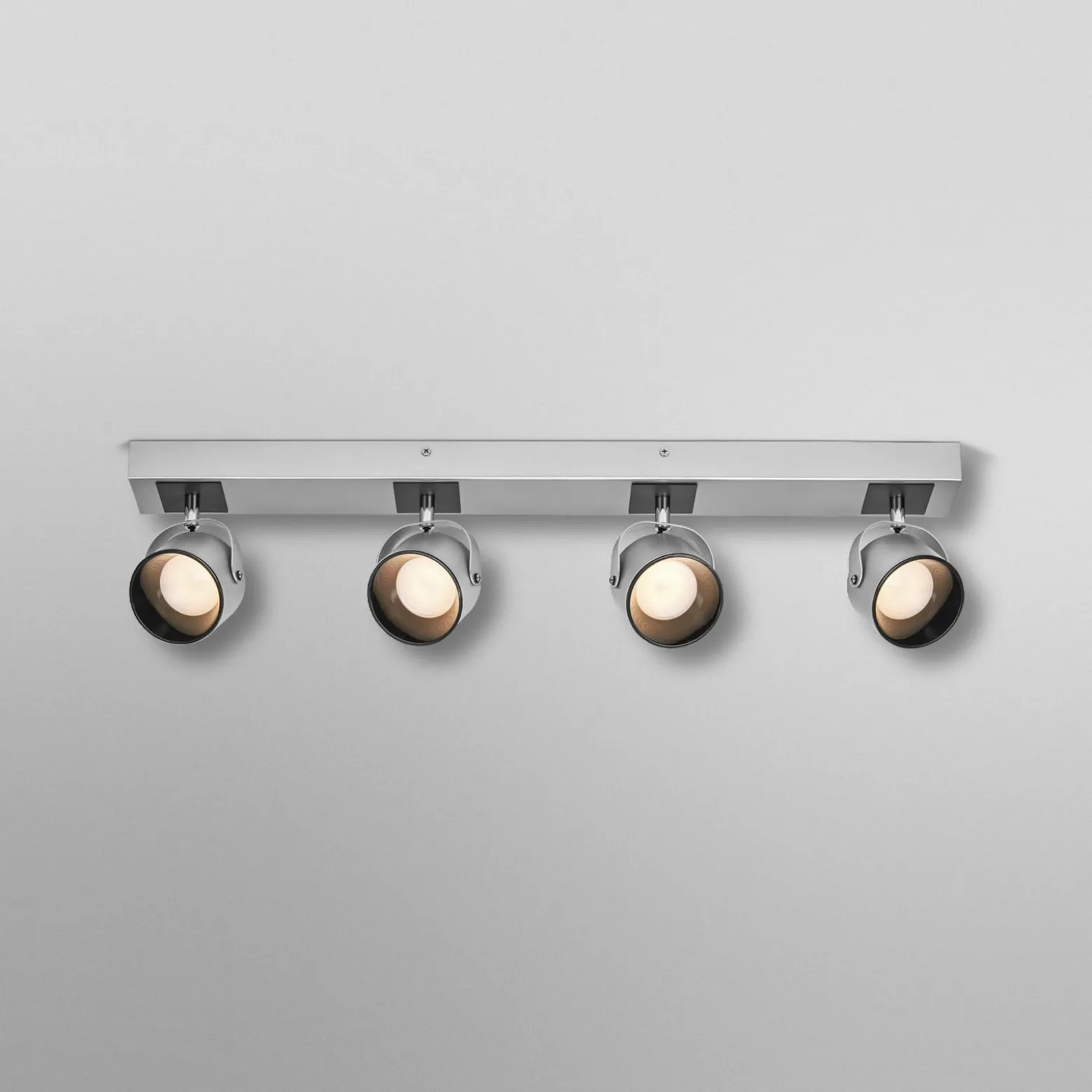 OSRAM LED-kattovalaisin Jupiter, 4-lamppuinen, hopea, metalli