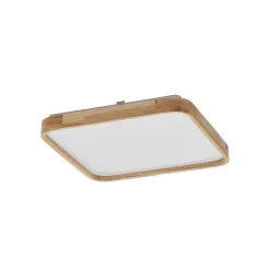 OSRAM LED-kattovalaisin ORBIS ALICIA, 29 x 29 cm, puu, clickdim