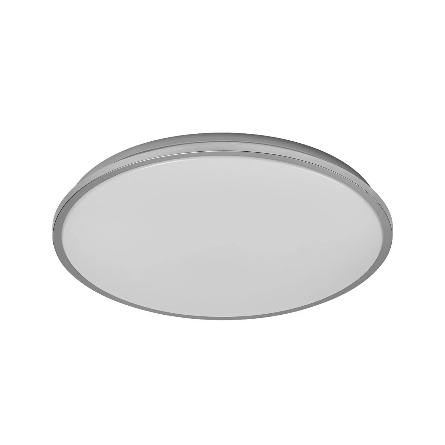 OSRAM LED-kattovalaisin ORBIS DUBLIN, Ø 49 cm, hopea metalli