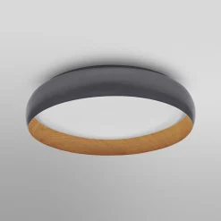 OSRAM LED-kattovalaisin ORBIS LIVIA, Ø 52 cm, harmaa, metalli, himmennettävä