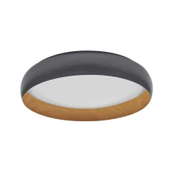 OSRAM LED-kattovalaisin ORBIS LIVIA, Ø 52 cm, harmaa, metalli, himmennettävä