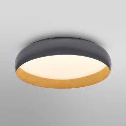 OSRAM LED-kattovalaisin ORBIS LIVIA, Ø 52 cm, harmaa, metalli, himmennettävä