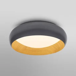 OSRAM LED-kattovalaisin ORBIS LIVIA, Ø 30 cm, harmaa, metalli, himmennettävä