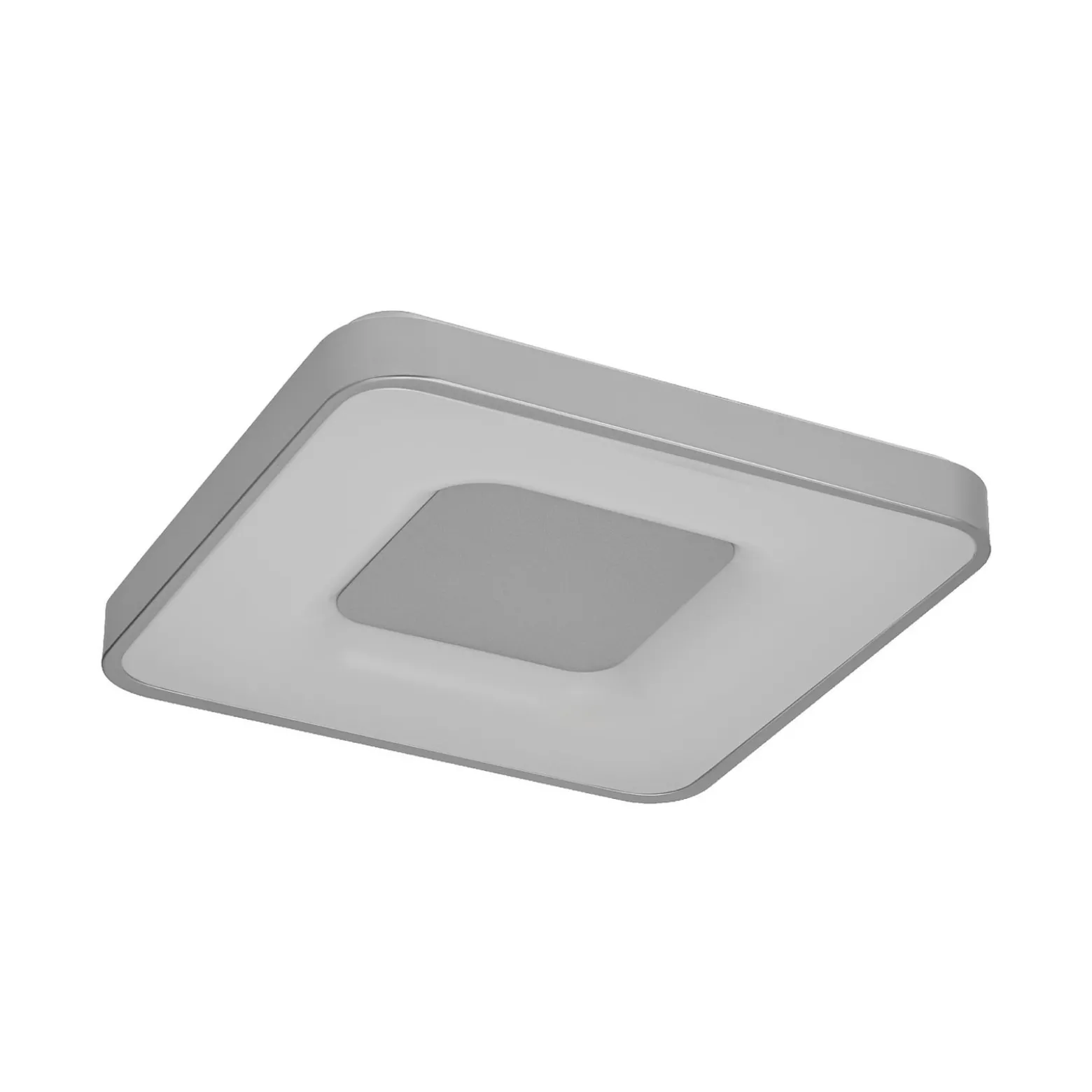 OSRAM LED-kattovalaisin ORBIS PIANA, hopea, 49 x 49 cm, clickdim