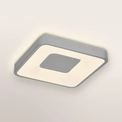 OSRAM LED-kattovalaisin ORBIS PIANA, hopea, 38 x 38 cm, clickdim