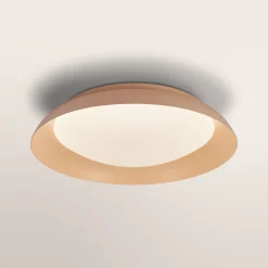 OSRAM LED-kattovalaisin ORBIS PLATE, ruusunkultainen, Ø 48 cm, clickdim