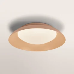 OSRAM LED-kattovalaisin ORBIS PLATE, ruusunkultainen, Ø 31 cm, clickdim