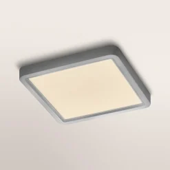 OSRAM LED-kattovalaisin ORBIS QUICKFIX 32x32 cm, hopea, clickdim