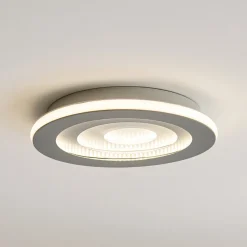 OSRAM LED-kattovalaisin ORBIS SPIRAL CENTRAL LIGHT, halkaisija 51 cm, harmaa