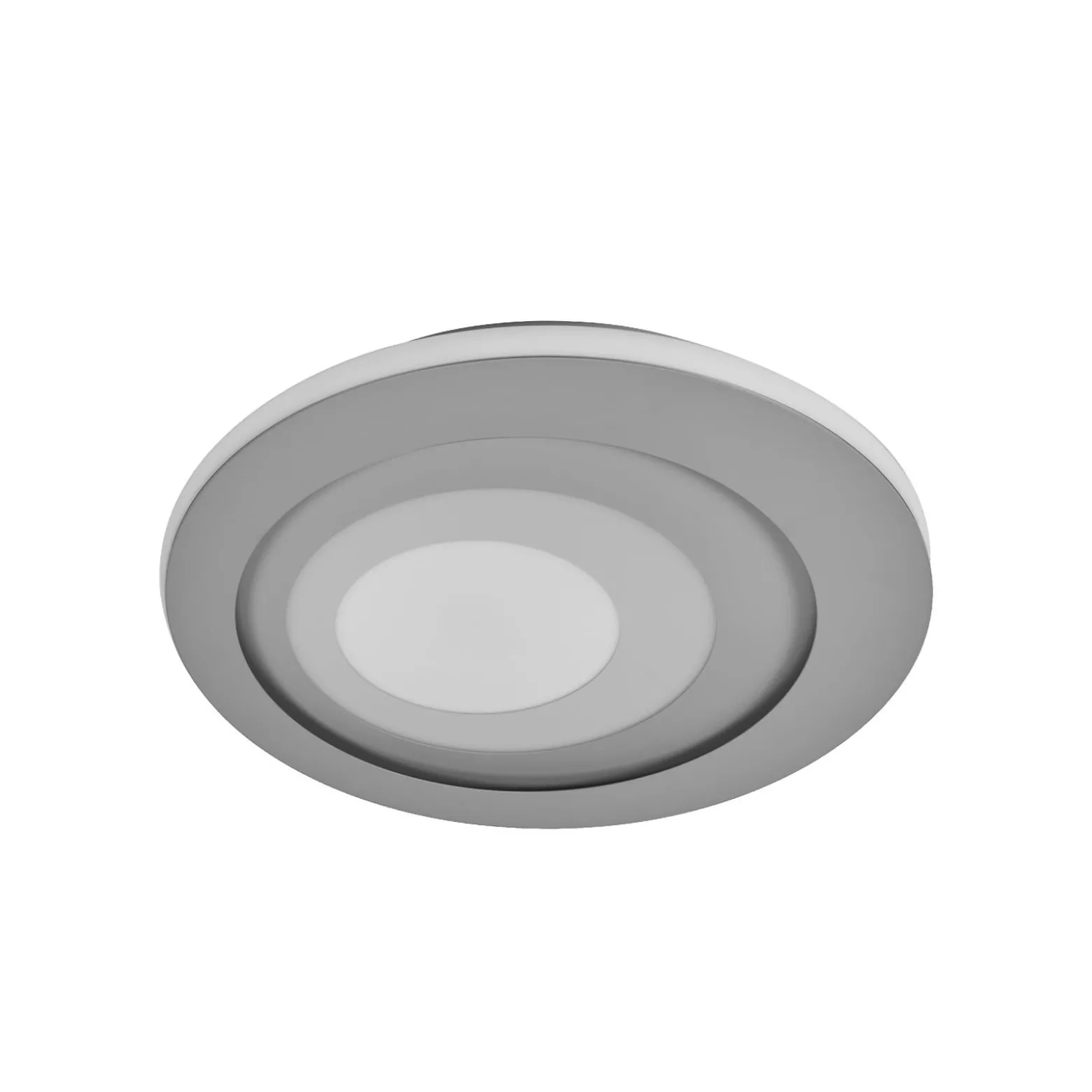 OSRAM LED-kattovalaisin ORBIS SPIRAL CENTRAL LIGHT, halkaisija 51 cm, harmaa