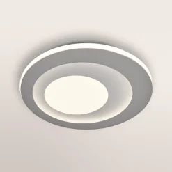 OSRAM LED-kattovalaisin ORBIS SPIRAL CENTRAL LIGHT, halkaisija 40 cm, harmaa