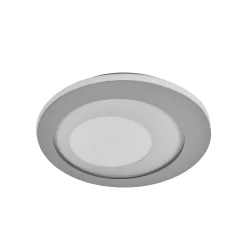 OSRAM LED-kattovalaisin ORBIS SPIRAL CENTRAL LIGHT, halkaisija 40 cm, harmaa