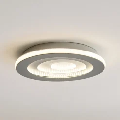 OSRAM LED-kattovalaisin ORBIS SPIRAL CENTRAL LIGHT, halkaisija 40 cm, harmaa