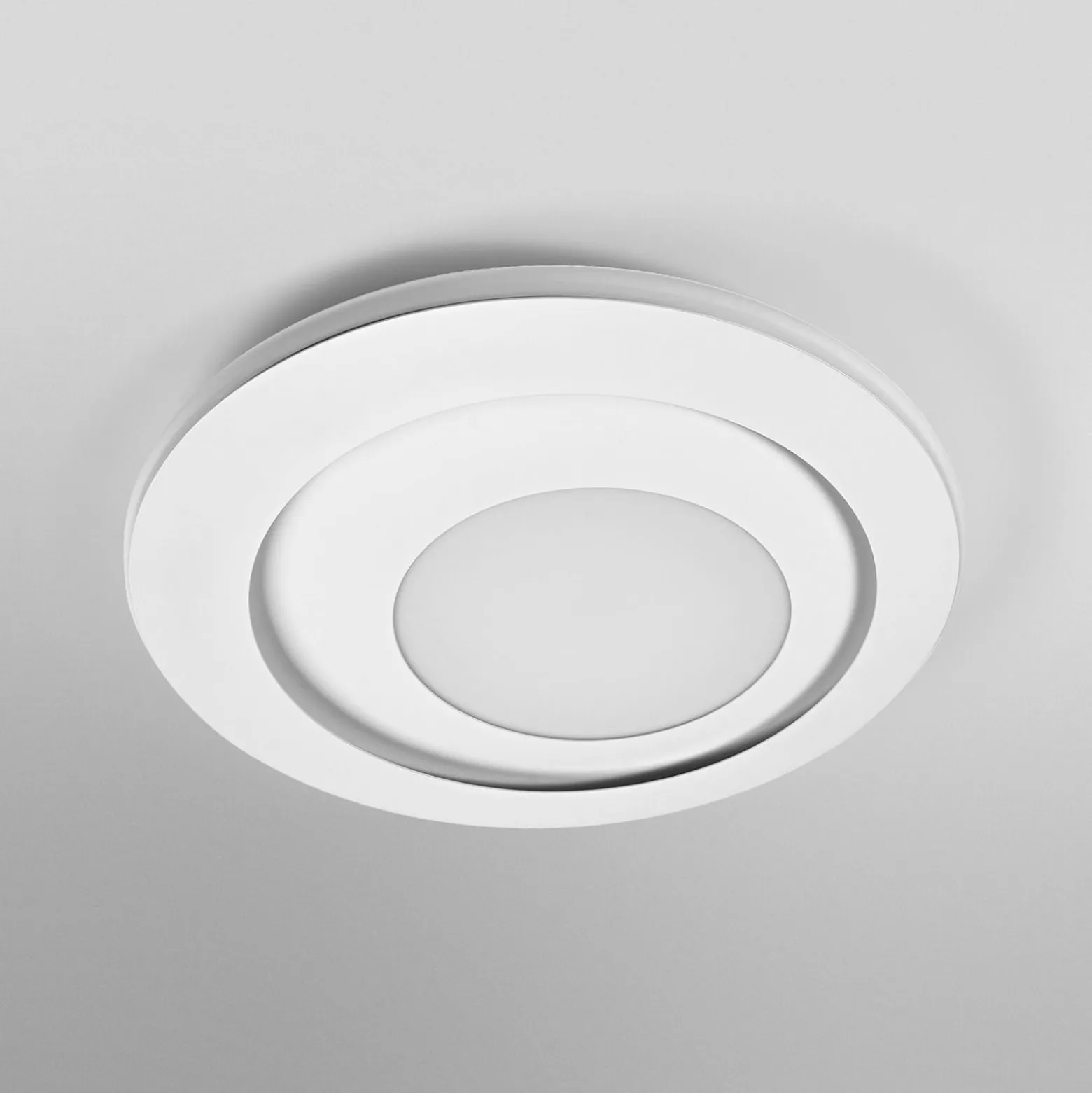 OSRAM LED-kattovalaisin ORBIS SPIRAL ROUND Ø 40 cm valkoinen ylös/alas