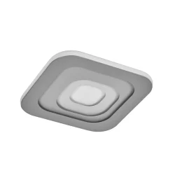 OSRAM LED-kattovalaisin ORBIS SPIRAL SQUARE, 50 x 50 cm, harmaa