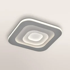 OSRAM LED-kattovalaisin ORBIS SPIRAL SQUARE, 50 x 50 cm, harmaa