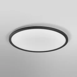 OSRAM LED-kattovalaisin ORBIS ULTRA SLIM, musta, Ø 40 cm himmennettävä