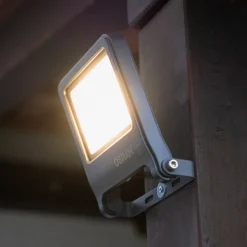 OSRAM LED-kohdevalaisin ulos ENDURA FLOOD, harmaa 50 W 3 000 K IP65