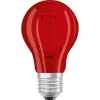 OSRAM LED-lamppu E27 Star Décor Cla A 2.5W, punainen