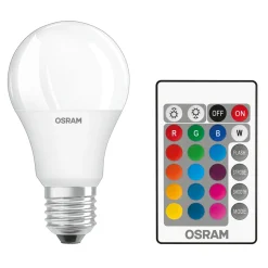 OSRAM-LEDlamppu E27 9,4W Star+ remote matta