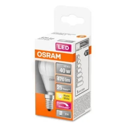 OSRAM-LED-lamppu E14 4,5W 827 Superstar himmennys