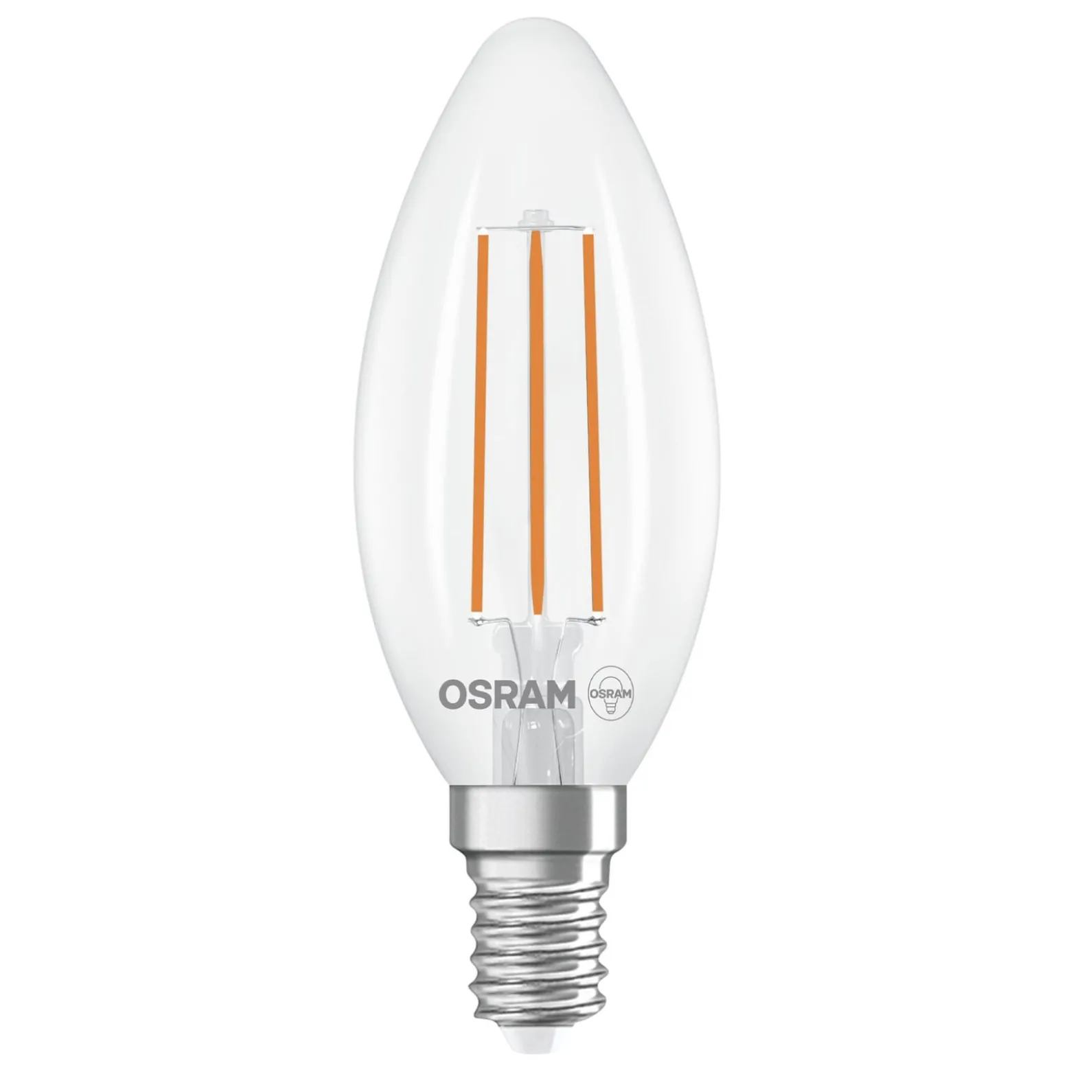OSRAM LED-lamppu kynttilän hehkulanka E14 2.2W 4000K 470lm