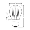 OSRAM LED-lamppu pudotus E27 1.2W hehkulanka 4000K 255lm