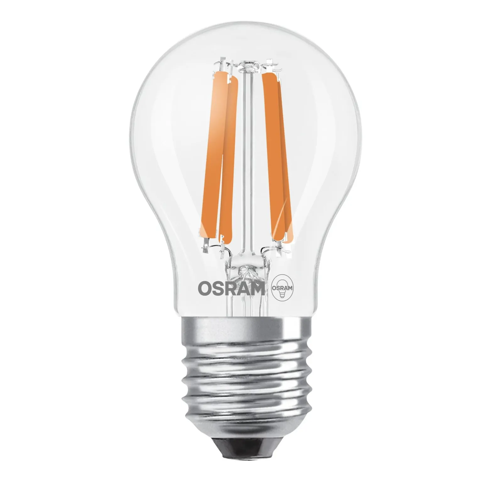 OSRAM LED-lamppu pudotus E27 1.2W hehkulanka 4000K 255lm