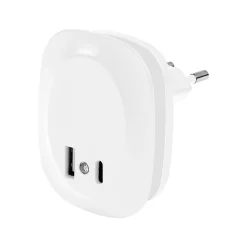 OSRAM LED-pistorasian yövalo LUNETTA EDGE, valkoinen, anturi