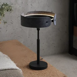 OSRAM LED-pöytälamppu Decor Curve Felt, harmaa, huopa, 3 000 K