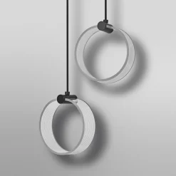 OSRAM LED-riippuvalaisin Decor Circle, 2-lamppuinen, CCT, musta