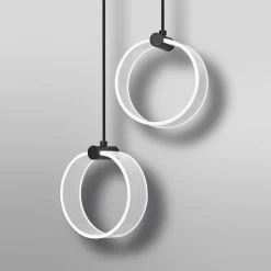 OSRAM LED-riippuvalaisin Decor Circle, 2-lamppuinen, CCT, musta