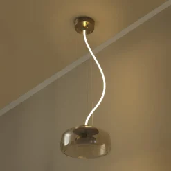 OSRAM LED-riippuvalaisin DECOR GLOW, keltainen/kultainen, Ø 38 cm, valo