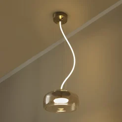 OSRAM LED-riippuvalaisin DECOR GLOW, keltainen/kultainen, Ø 38 cm, valo