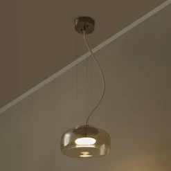 OSRAM LED-riippuvalaisin DECOR GLOW, keltainen/kultainen, Ø 38 cm, valo