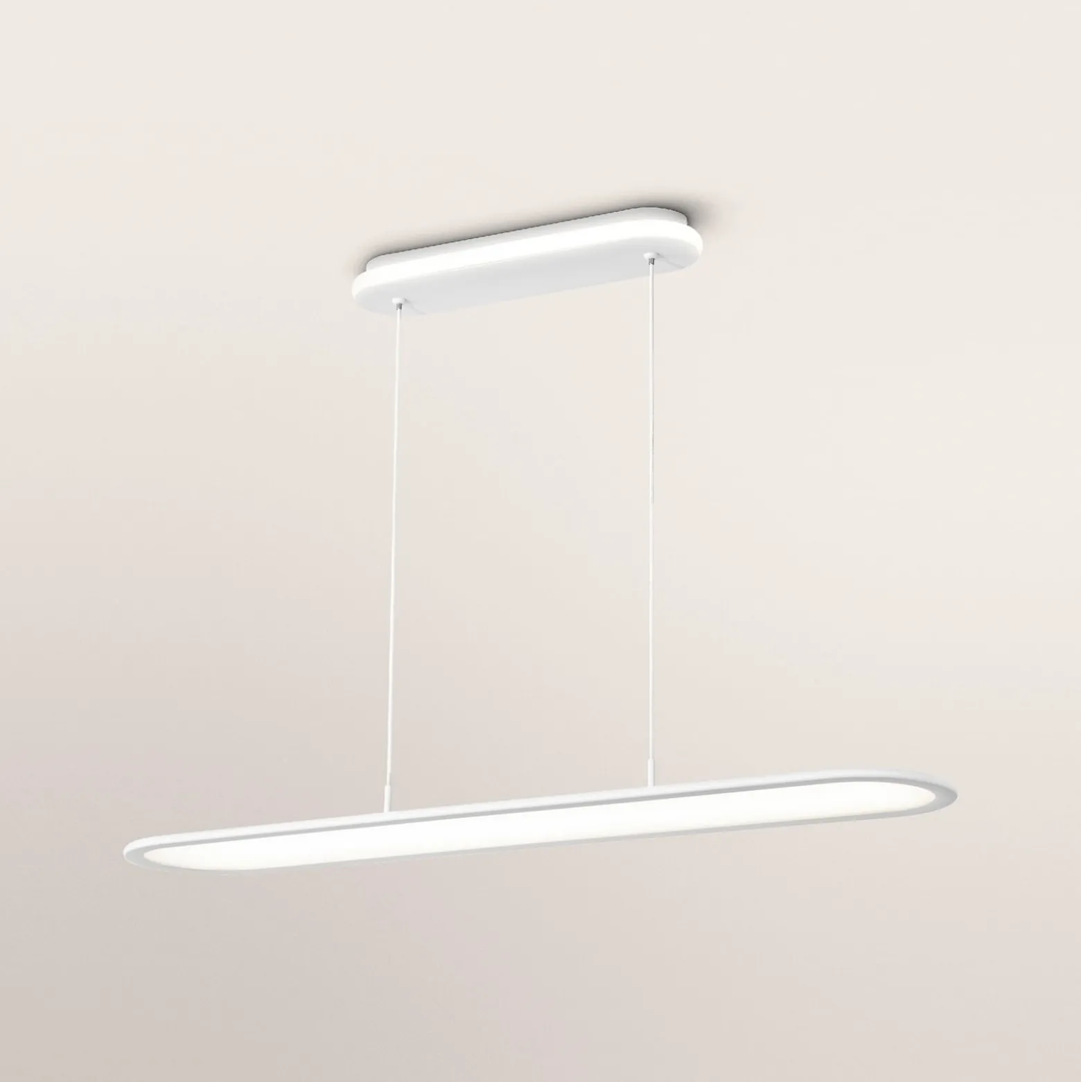 OSRAM LED-riippuvalaisin Office line Panel Ellipse valkoinen 940 himmennettävä