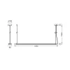 OSRAM LED-riippuvalaisin Office line Slab valkoinen 4 000 K himmennettävä