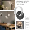OSRAM LED-riippuvalo Decor Circle, 3-lamppuinen, pyöreä, CCT, musta