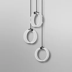 OSRAM LED-riippuvalo Decor Circle, 3-lamppuinen, pyöreä, CCT, musta