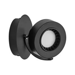 OSRAM LED-seinäkohdevalaisin VENUS, musta, 1-lamppuinen Metalli 3 000 K