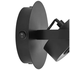 OSRAM LED-seinäkohdevalaisin VENUS, musta, 1-lamppuinen Metalli 3 000 K