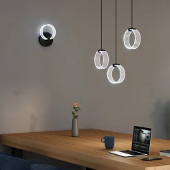 OSRAM LED-seinävalaisin Decor Circle, CCT, musta