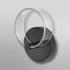 OSRAM LED-seinävalaisin Decor Circle, CCT, musta