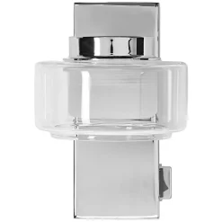 OSRAM LED-seinävalaisin ORBIS FLAME, kromi, metalli, IP44, CCT